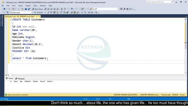 SQL Tutorial : How to Create Database and Table | Create Table #sql #sqlforbeginners #sqlserver смотреть онлайн