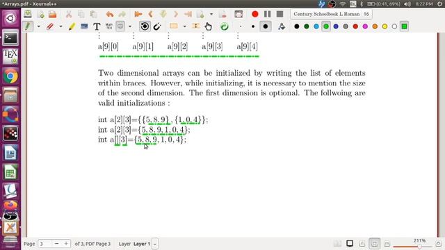 Arrays and matrices in C смотреть онлайн