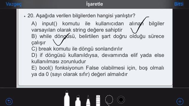 Doğan Emrem 9/B Python değerlendirme 8 soru 20 смотреть онлайн