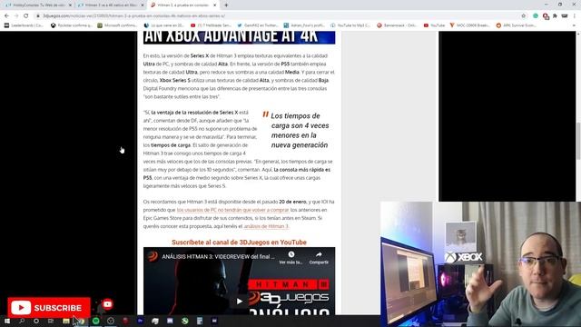 XBOX MUESTRA SU SUPERIORIDAD FRENTE A PLAYSTATION 5 - comparativa hitman 3 - xbox vs ps5 смотреть онлайн