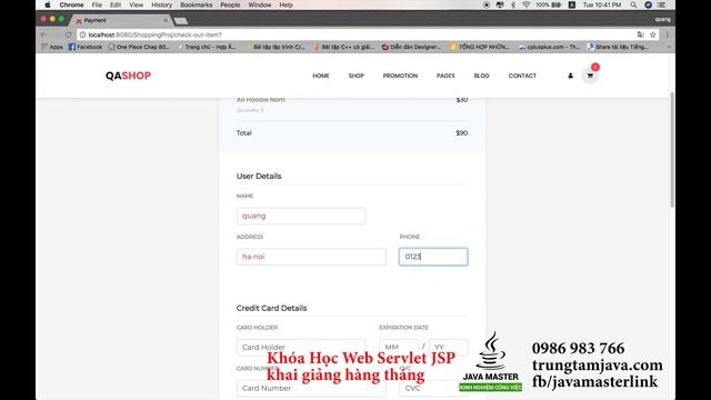 Khai giảng khoá học java web servlet/jsp mvc offline - 20/10/2018 смотреть онлайн