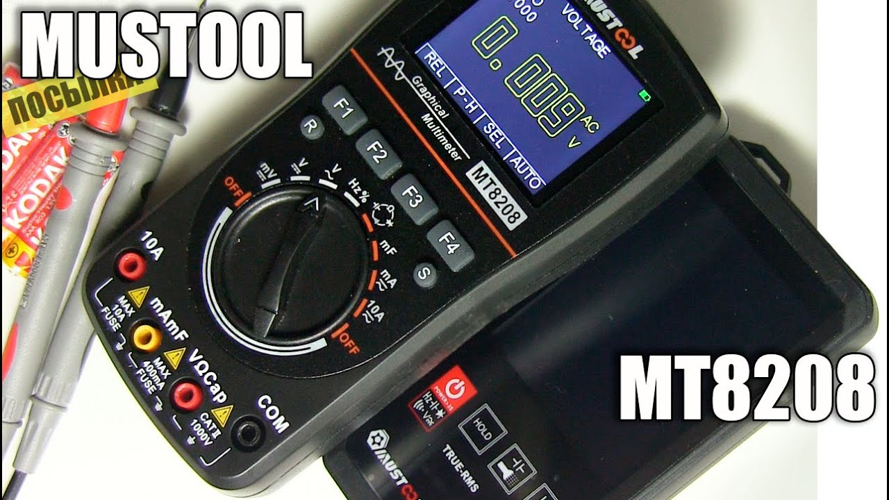 Мультиметр - осциллограф MUSTOOL MT8208 смотреть онлайн