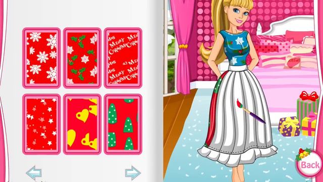 Барби наряды в Рождество (Barbies Christmas Patchwork) смотреть онлайн