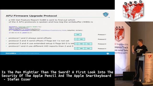 #HITBGSEC 2018 D1: A First Look Into The Security Of The Apple Pencil And Smartkeyboard - S. Esser смотреть онлайн