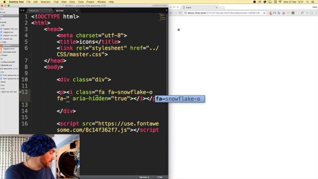 Comment créer un site web: TUTO HTML (Insérer Font Awesome Icons) смотреть онлайн