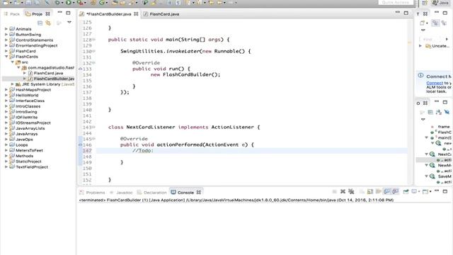 053 Java Swing Application Flash Card Part 3 смотреть онлайн