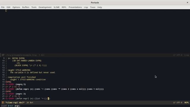 Common Lisp - Ways to build lists смотреть онлайн