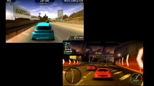 NEED FOR SPEED SHIFT VS CARBON COMPARED PSP - G1TV смотреть онлайн