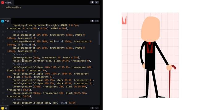 Drawing a fancy gentleman for divtober смотреть онлайн