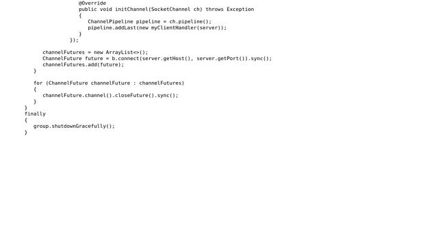 Netty connecting to multiple servers смотреть онлайн