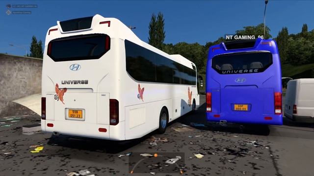 ETS 2 | Convoy Hyundai Universe ghế chở giáo viên đi tham quan - Jateng V3 fix | XPEDITION GAMING смотреть онлайн