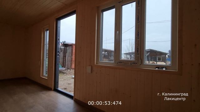 Евро-Вагончик. Вариант отделки с вагонкой. смотреть онлайн