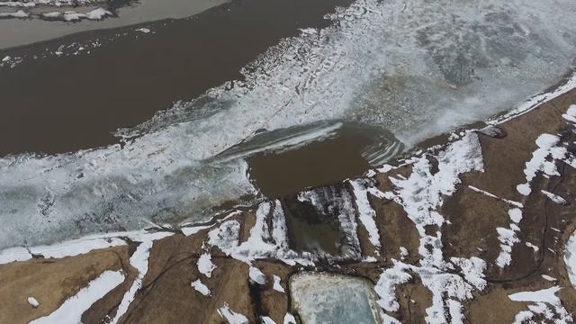 р. Обь 12.04.2017 12:40 в створе перехода смотреть онлайн