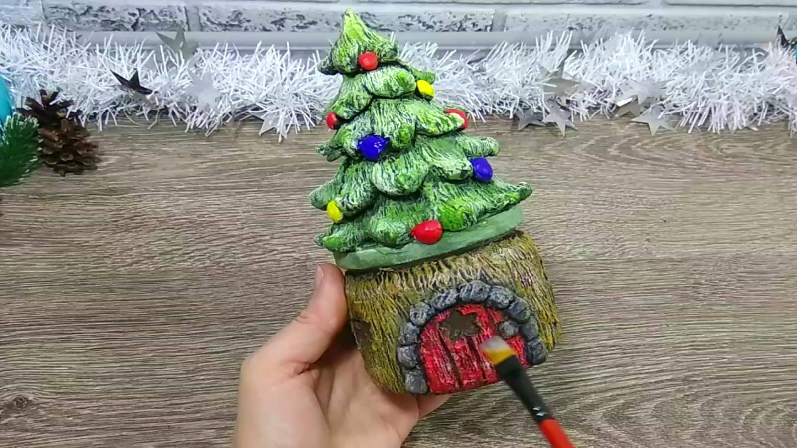 Ёлка. Новогодние поделки. DIY. смотреть онлайн