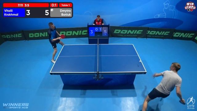 15:00 Vitalii Krokhmal 0 - 3 Dmytro Batiuk West 3 WIN CUP 10.06.2023 | TABLE TENNIS WINCUP смотреть онлайн