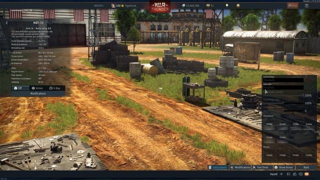 War Thunder - Finished Research On The MBT-70! (United States Rank VI Main Battle Tank) смотреть онлайн