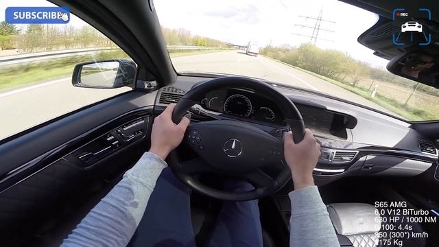 Mercedes S63 AMG Vs S65 AMG | Acceleration POV Autobahn | 5.5 V8 BiTurbo Vs 6.0 V12 Biturbo