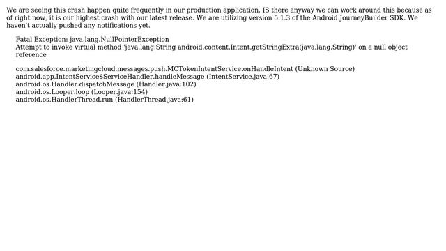 Salesforce: Crash in JourneyBuilder SDK смотреть онлайн