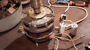 Как подключить двигатель старой стиральной машинки через конденсатор