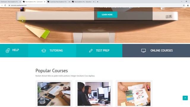 How to Configure Header Settings | Rara Academic Pro WordPress Theme смотреть онлайн