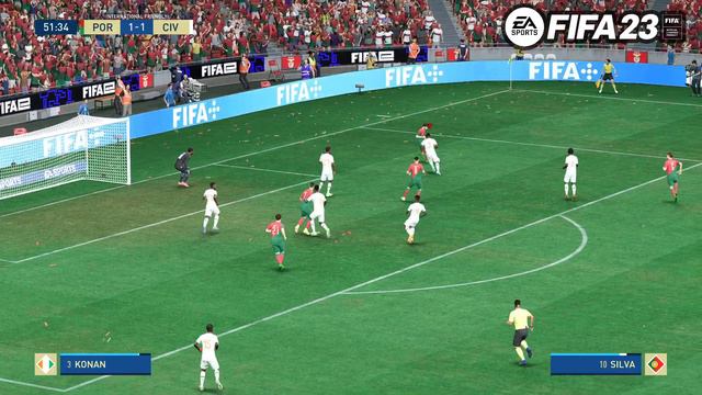FIFA 23 Côte d'Ivoire vs Portugal | Champion 2024 | Ultra Realism Gameplay MOD 4K HDR смотреть онлайн