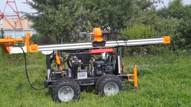Радиоуправляемая буровая установка МГБ-50П-04Р Фирмы "Горизонталь" смотреть онлайн