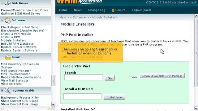 How to manage modules for PHP, Ruby, and Perl in WHM - WHM Management Tutorials смотреть онлайн
