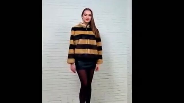 Куртка из экомеха - имитация меха норки смотреть онлайн