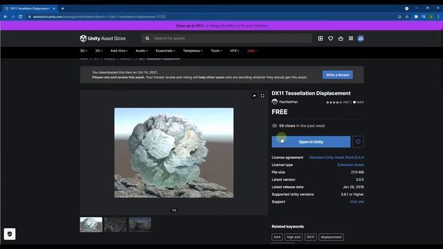 How to use DISPLACEMENT in Unity! Step by Step Tutorial смотреть онлайн