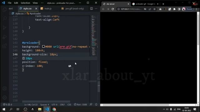 how to use gif images as a preloader on html website || make a preloader#preloader #htmlcss #gif смотреть онлайн