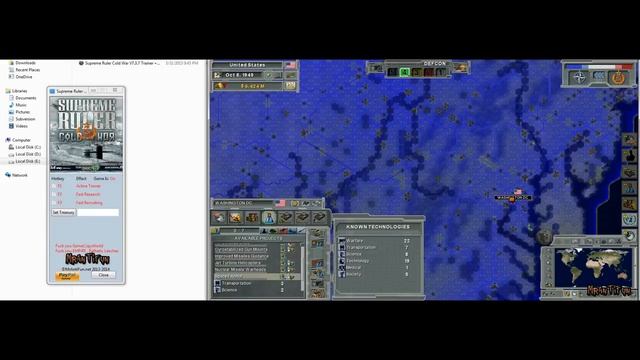 Supreme Ruler Cold War Trainer +3 смотреть онлайн
