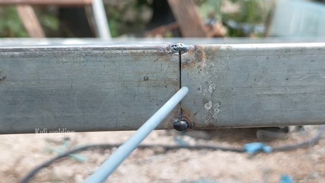 the trick to learn vertical welding on a thin square tube that was never told смотреть онлайн