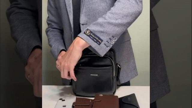 L15767-2 FABRETTI Сумка муж. нат. кожа 