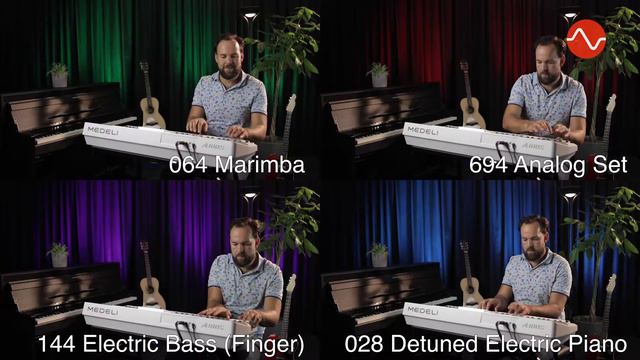 Medeli A100S touch sensitive keyboard - Shape of you cover with Tom смотреть онлайн