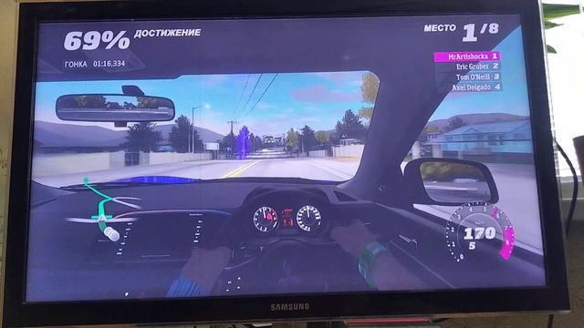Day 5 _ скорость на Evolution 6! Forza Horizon. Xbox 360 slim смотреть онлайн