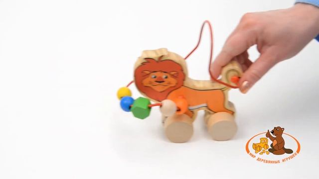 Развивающая игрушка каталка-лабиринт 