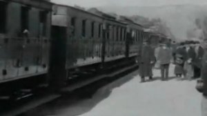 Прибытие поезда на вокзал Ла Сьота 1895