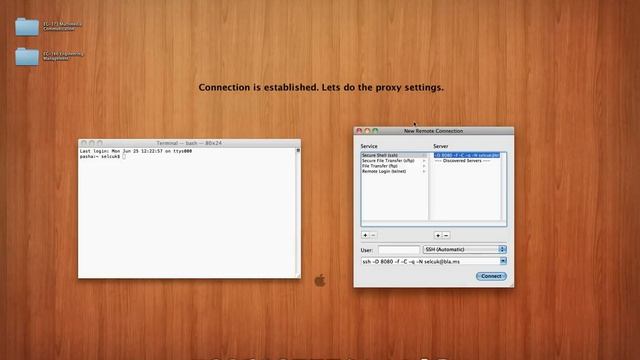 How to create ssh tunnel with native osx terminal app смотреть онлайн