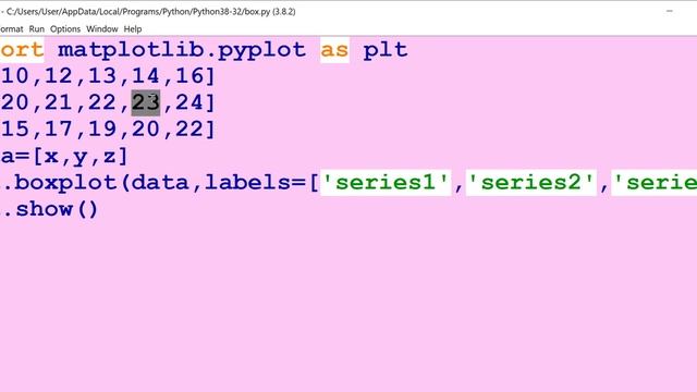 PYTHON TUTORIALS -Python Programming BOXPLOT смотреть онлайн