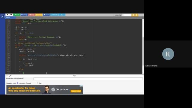 Numerical Methods Lecture 8 : C Program Design for Bisection Methods. смотреть онлайн
