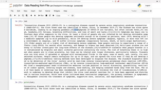 Reading Data from Text-file Corpus | Ashish Jangra | GeeksforGeeks Python смотреть онлайн