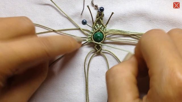 Macrame jewelry set tutorial - The Adelia earrings - Hướng dẫn thắt hoa tai Adelia смотреть онлайн