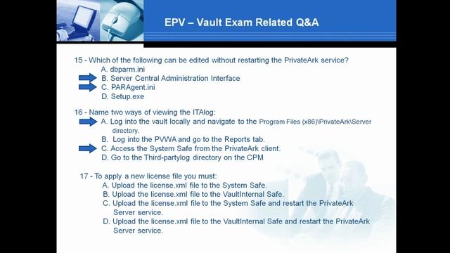 1. CyberArk Exam Prep Defender & Sentry CAU302 | EPV - Vault Q&A смотреть онлайн