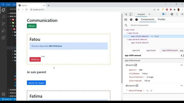 Communication Composant Angular #23 - Usage d'Angular DevTool avec Chrome смотреть онлайн