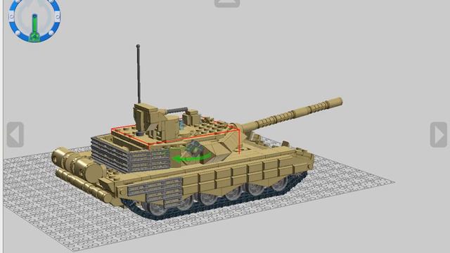 Lego Digital Desinger | T-90SM MBT