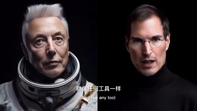 AI conversation between Elon Musk and Steve Jobs #ai #chatgpt смотреть онлайн