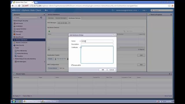 Demo of Bridged VMware NSX Overlay Networks with a VTEP on Juniper QFX Switches смотреть онлайн
