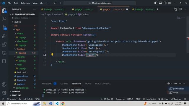 Build a React Admin Dashboard App | Next.js 13, Tailwind CSS, Material UI, Kanban & Dark Mode смотреть онлайн