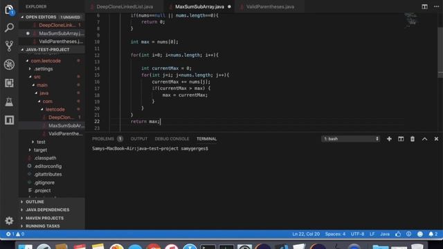 Interview Problem (Dynamic Programming - Max Sum Subarray) Amazon, Google, Facebook смотреть онлайн