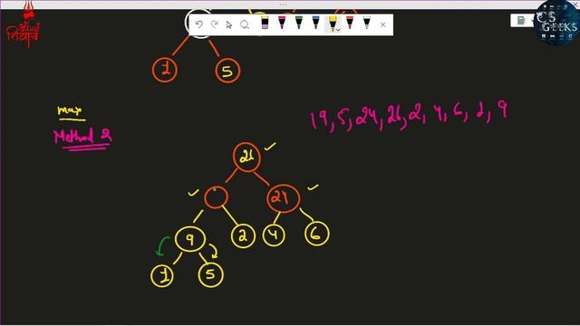 Python DSA Class #40:--Create/Build Binary Heap {min heap or max heap} From List Two Method смотреть онлайн